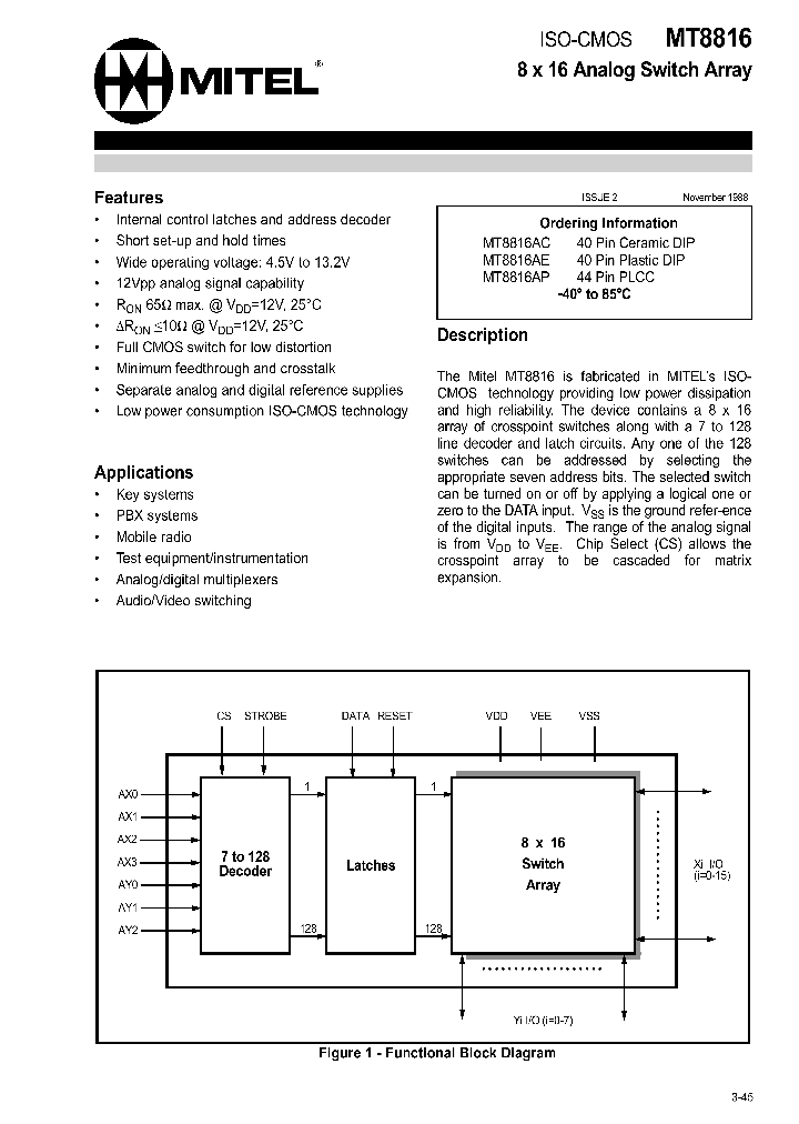 MT8816_8951745.PDF Datasheet