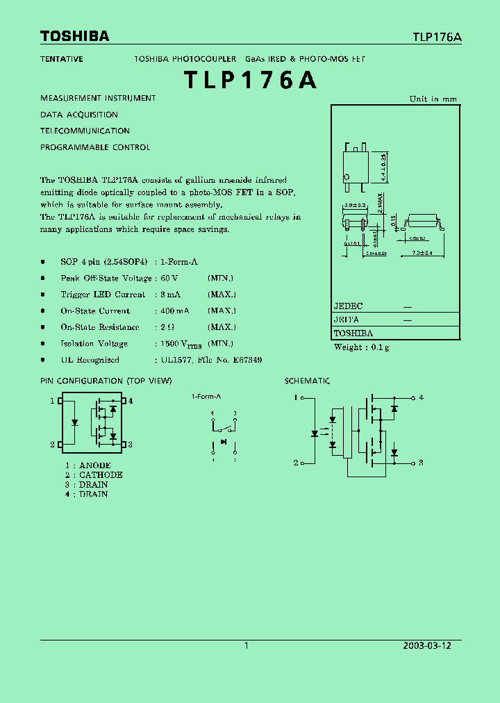 TLP176A_8952926.PDF Datasheet