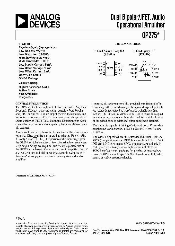 OP275_8954606.PDF Datasheet