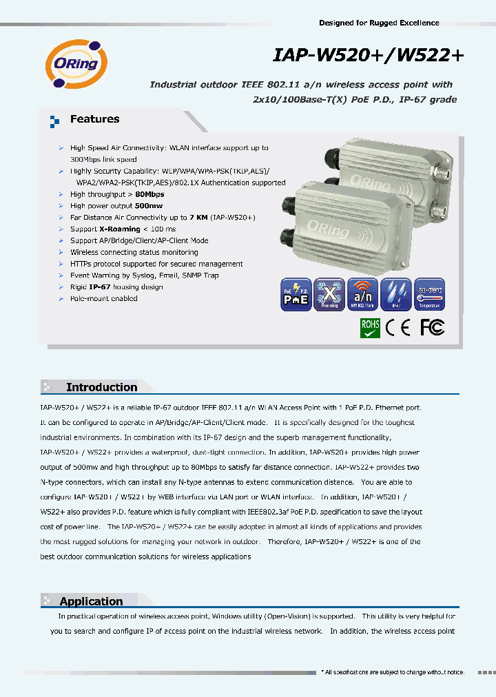 IAP-W520_8955111.PDF Datasheet
