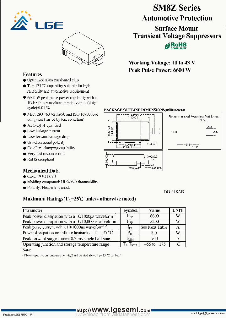 SM8Z16A_8955326.PDF Datasheet