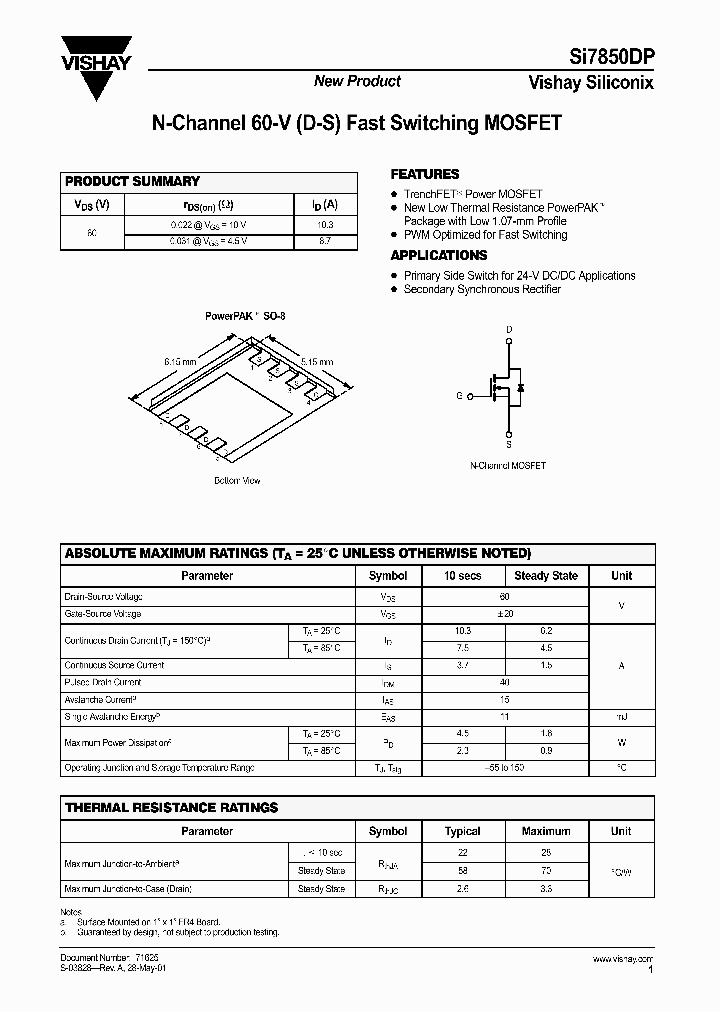 SI7850DP_8954581.PDF Datasheet