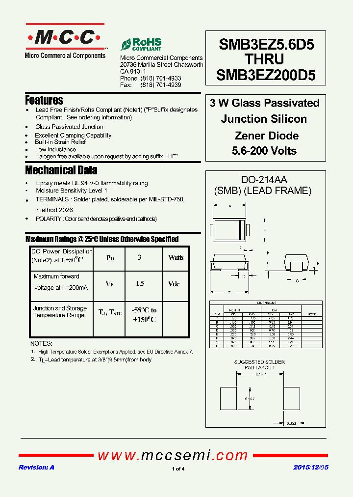 SMB3EZ82D5_8955450.PDF Datasheet