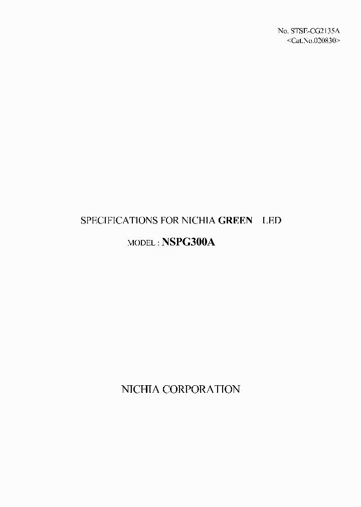 NSPG300A_8955551.PDF Datasheet
