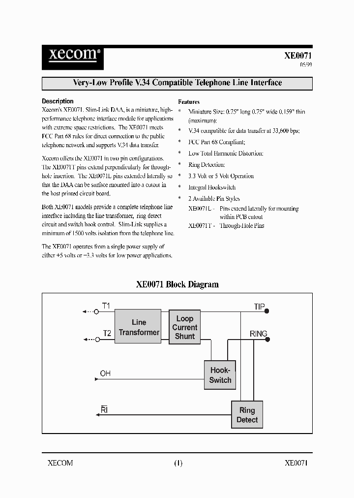 XE0071T_8955682.PDF Datasheet