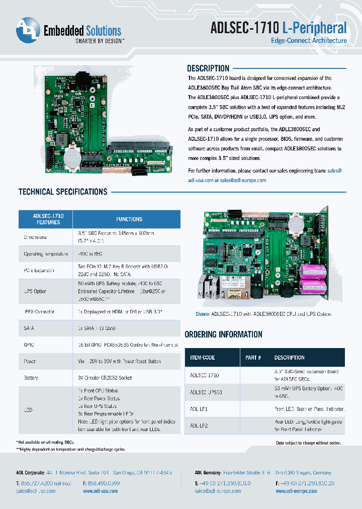 ADLSEC-1710_8955721.PDF Datasheet