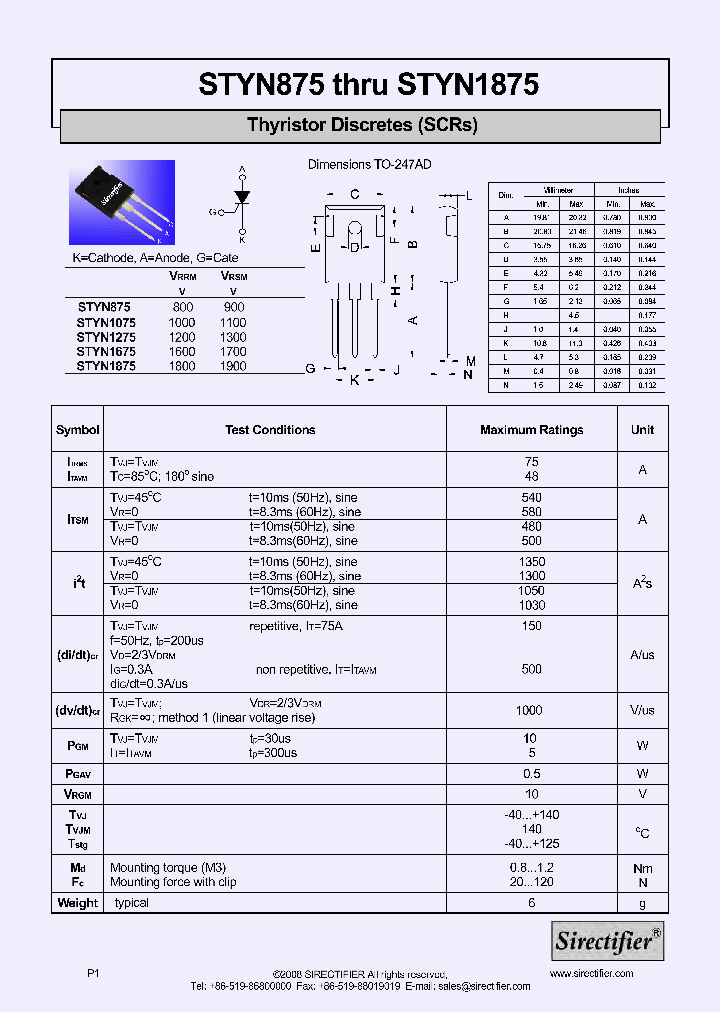 STYN1075_8955994.PDF Datasheet