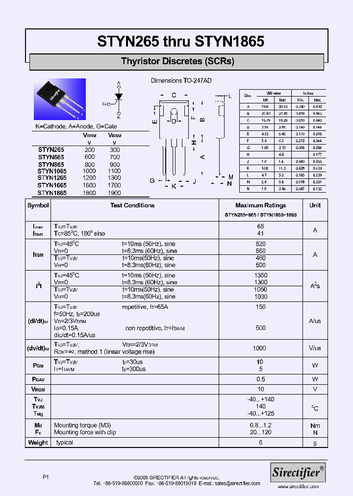 STYN1065_8955993.PDF Datasheet