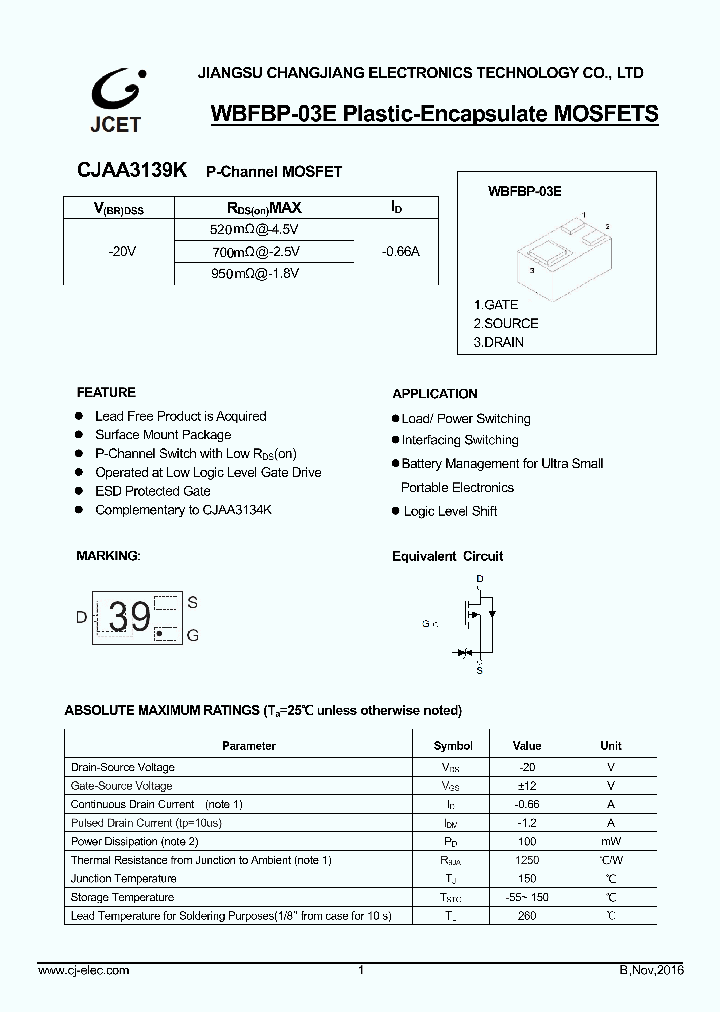 CJAA3139K_8956982.PDF Datasheet