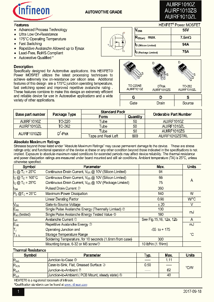 AUIRF1010Z_8957261.PDF Datasheet