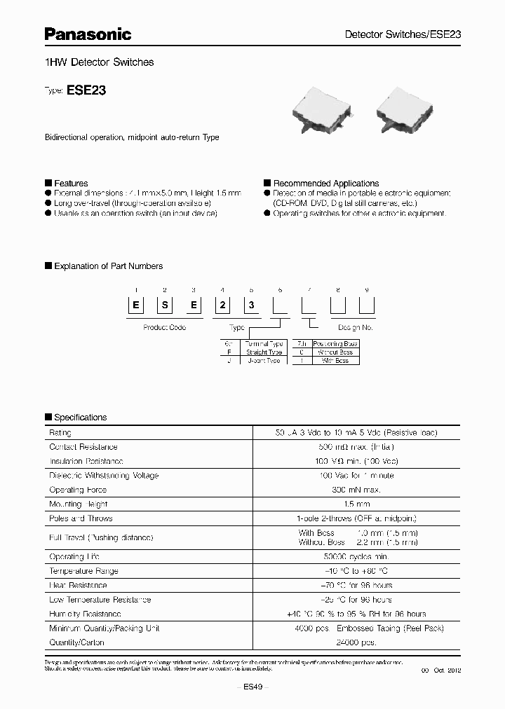 ESE-23F001_8958531.PDF Datasheet