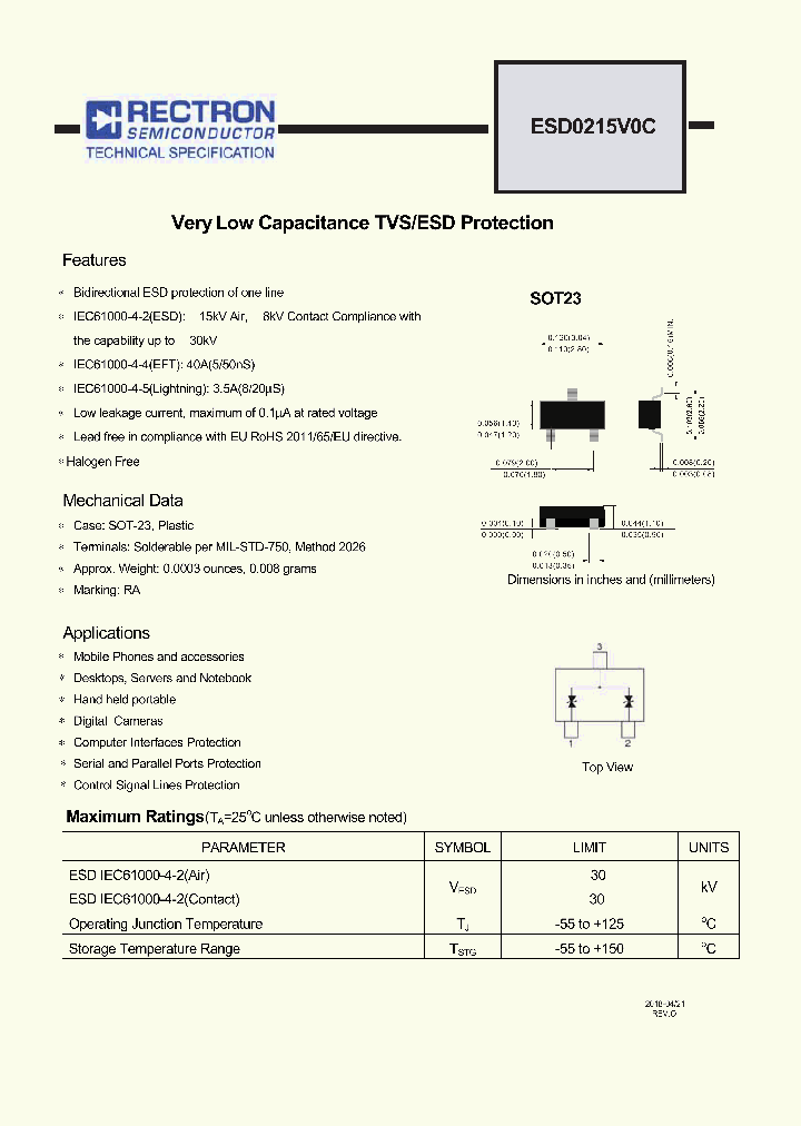 ESD0215V0C_8959241.PDF Datasheet