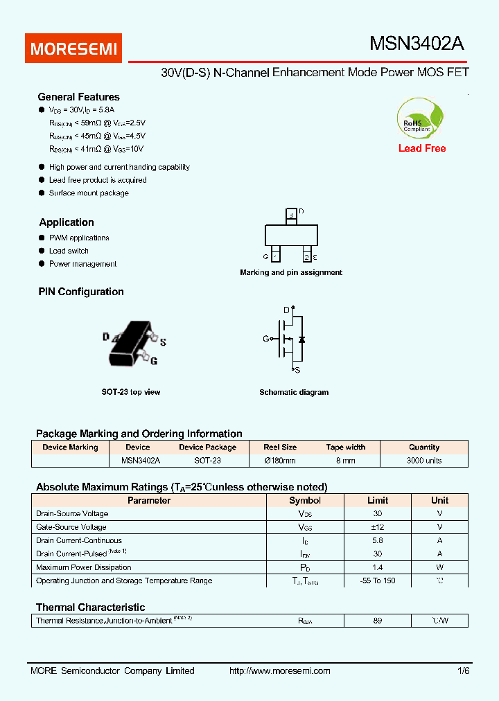 MSN3402A_8959580.PDF Datasheet