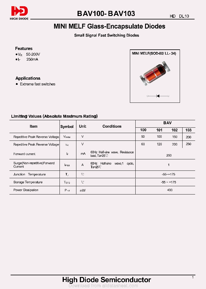BAV100_8960211.PDF Datasheet