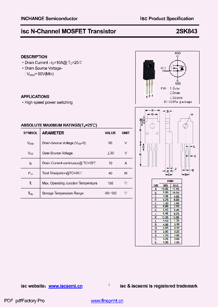2SK843_8960206.PDF Datasheet
