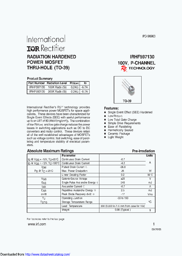 IRHF593130SCS_8960337.PDF Datasheet