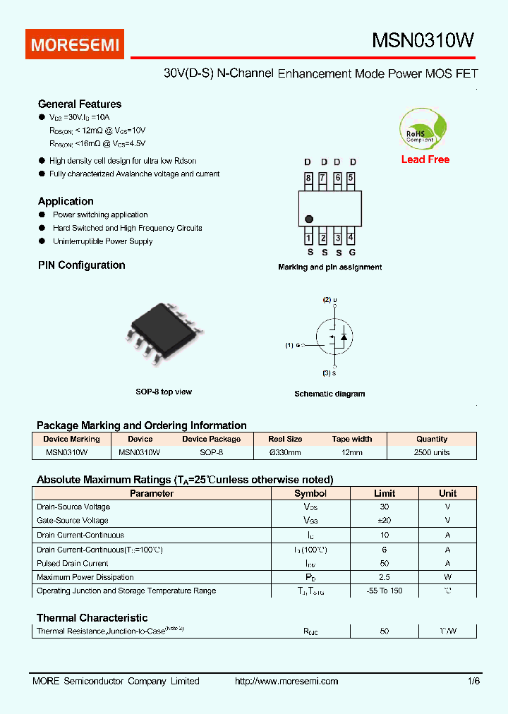 MSN0310W_8960296.PDF Datasheet