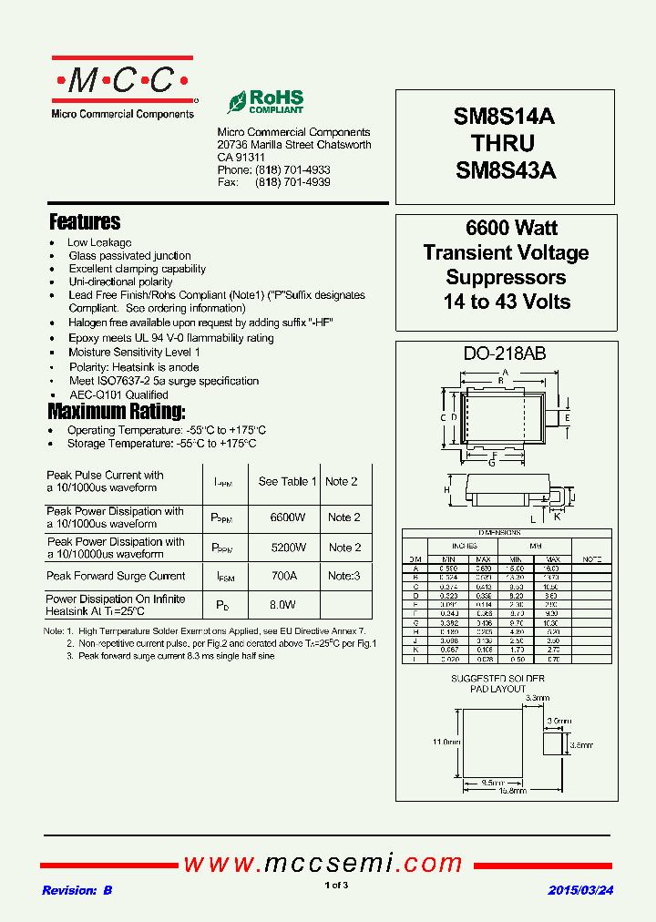SM8S20A_8961153.PDF Datasheet