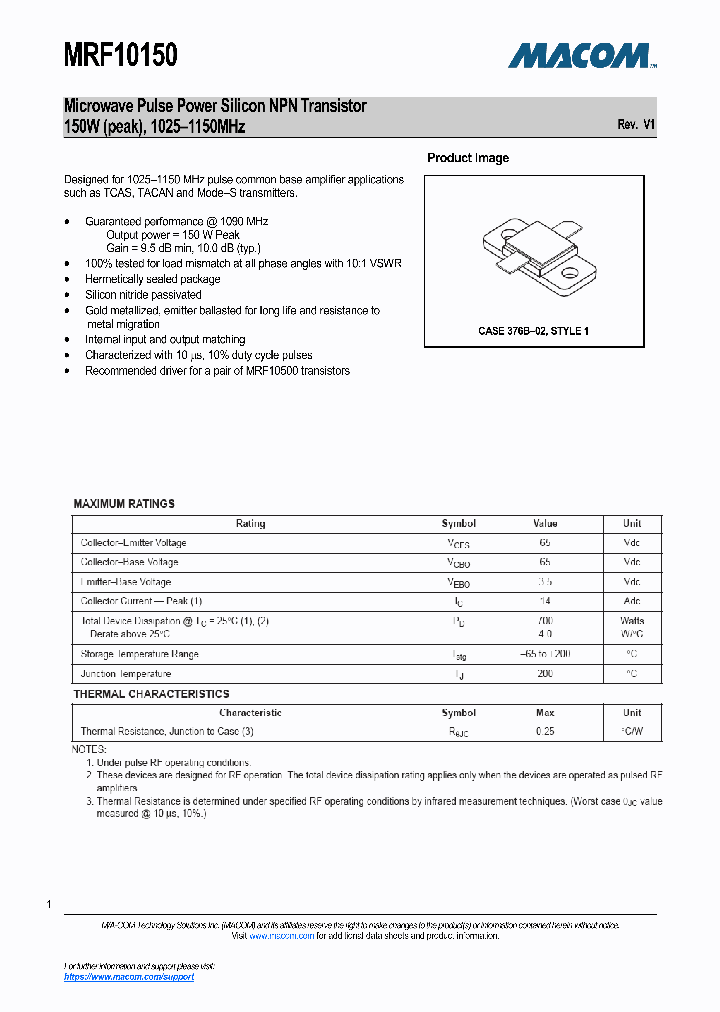 MRF10150-17_8961278.PDF Datasheet