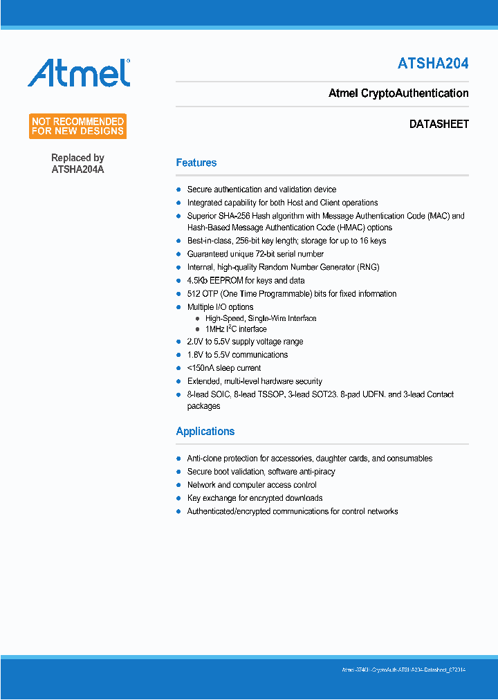 ATSHA204-14_8961604.PDF Datasheet