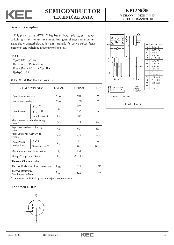 KF12N68F_8961980.PDF Datasheet