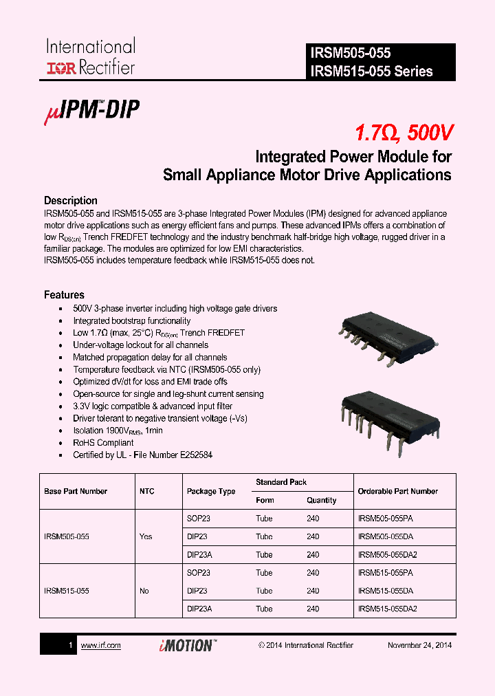 IRSM505-055_8963605.PDF Datasheet