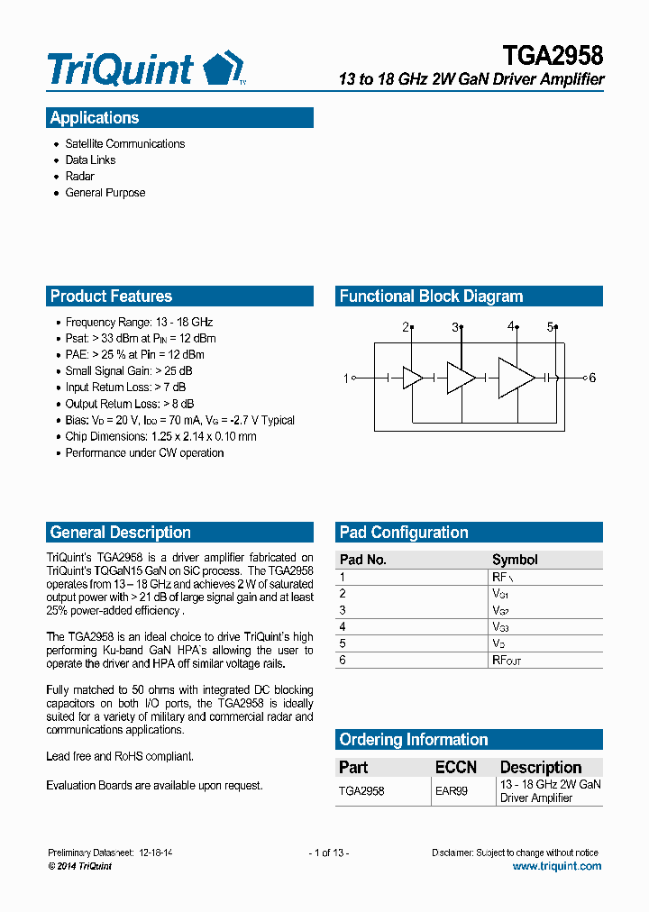 TGA2958_8963700.PDF Datasheet