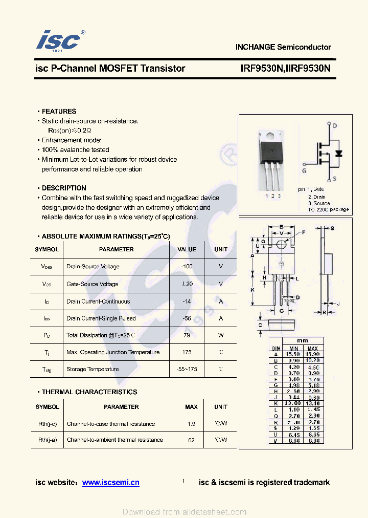 IIRF9530N_8964679.PDF Datasheet