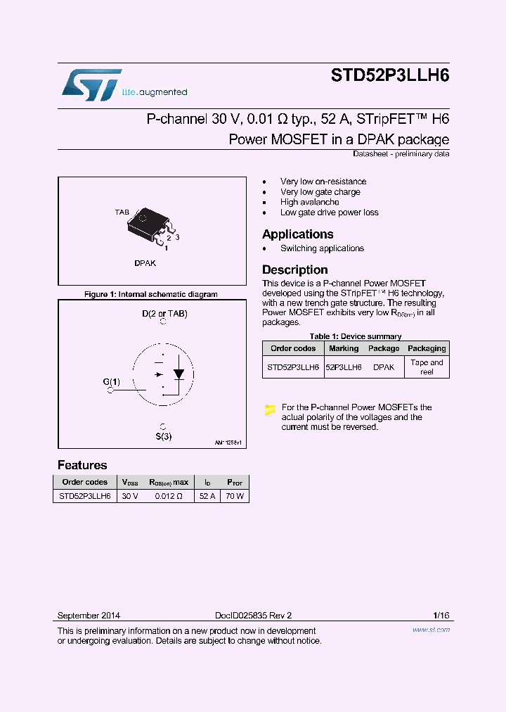 STD52P3LLH6_8965288.PDF Datasheet