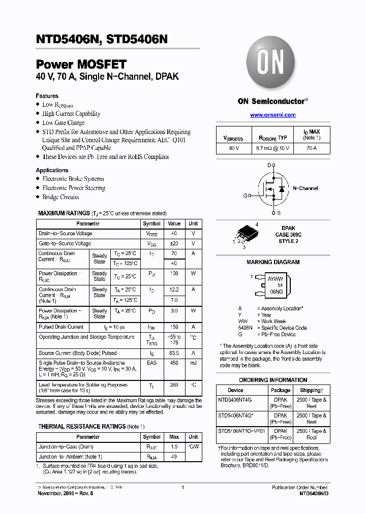 STD5406NT4G-VF01_8965289.PDF Datasheet