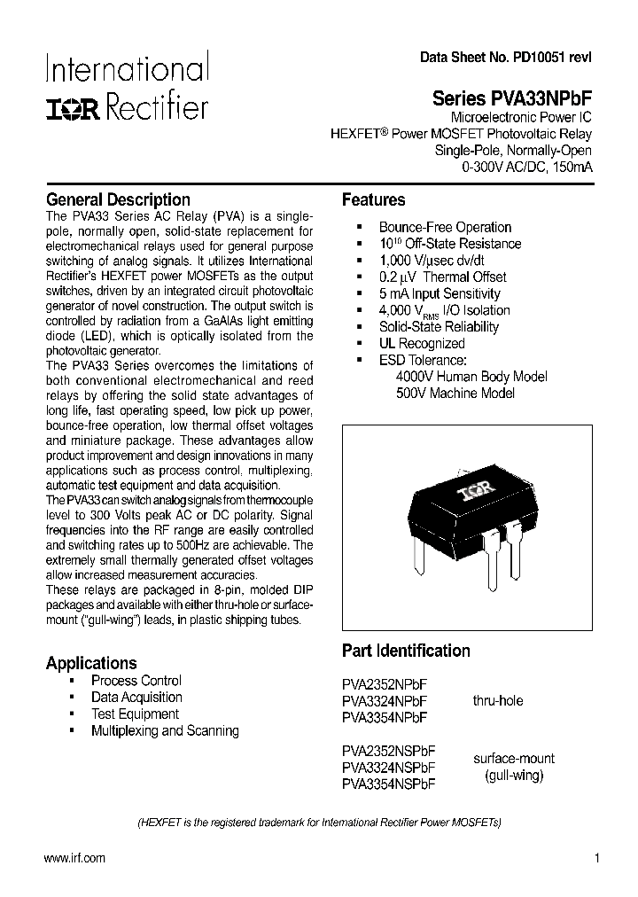 PVA3354NPBF_8965345.PDF Datasheet