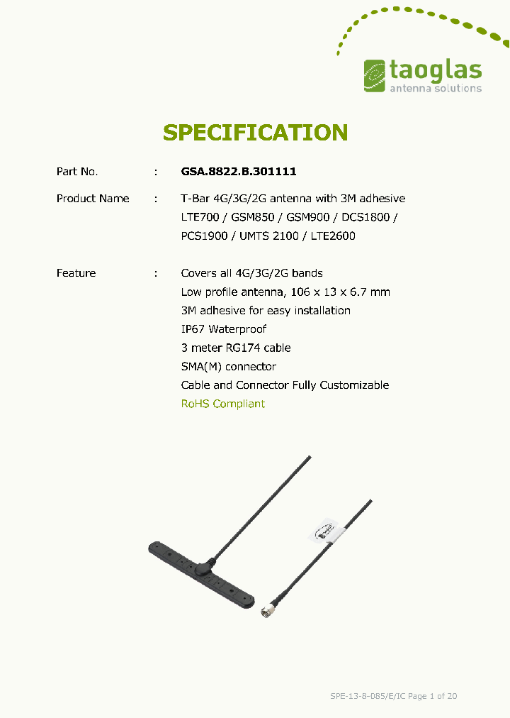 GSA8822B301111_8965456.PDF Datasheet