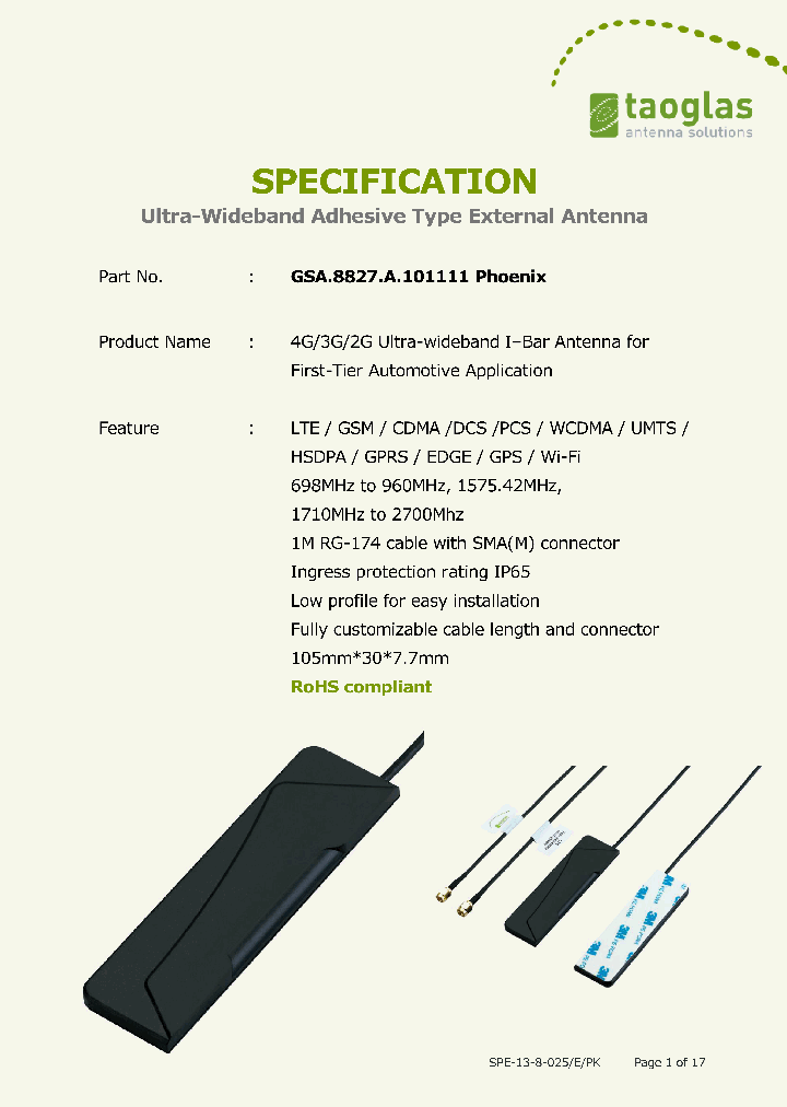 GSA8827A101111_8965457.PDF Datasheet