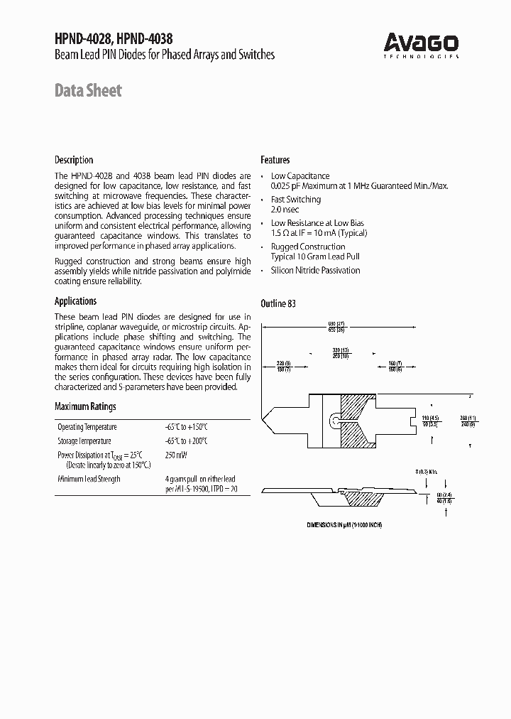 HPND-4028_8965786.PDF Datasheet