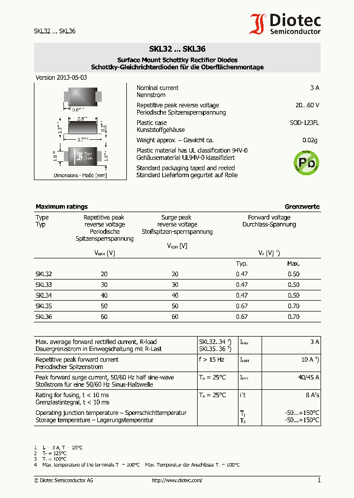 SKL32-13_8965878.PDF Datasheet