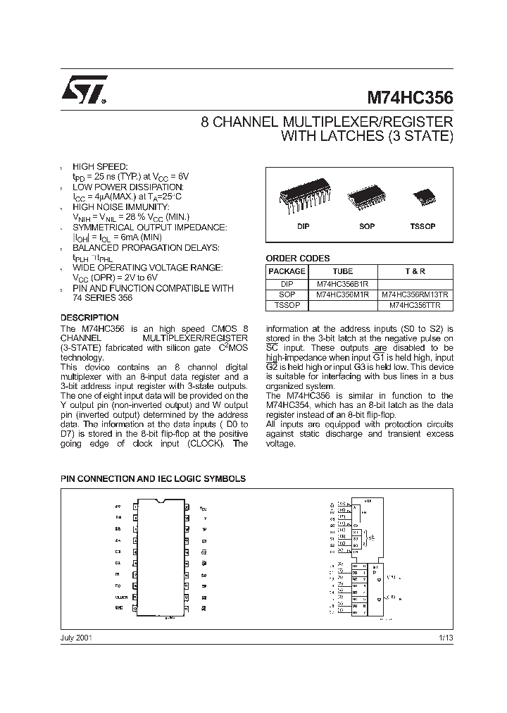 M74HC356RM13TR_8965930.PDF Datasheet