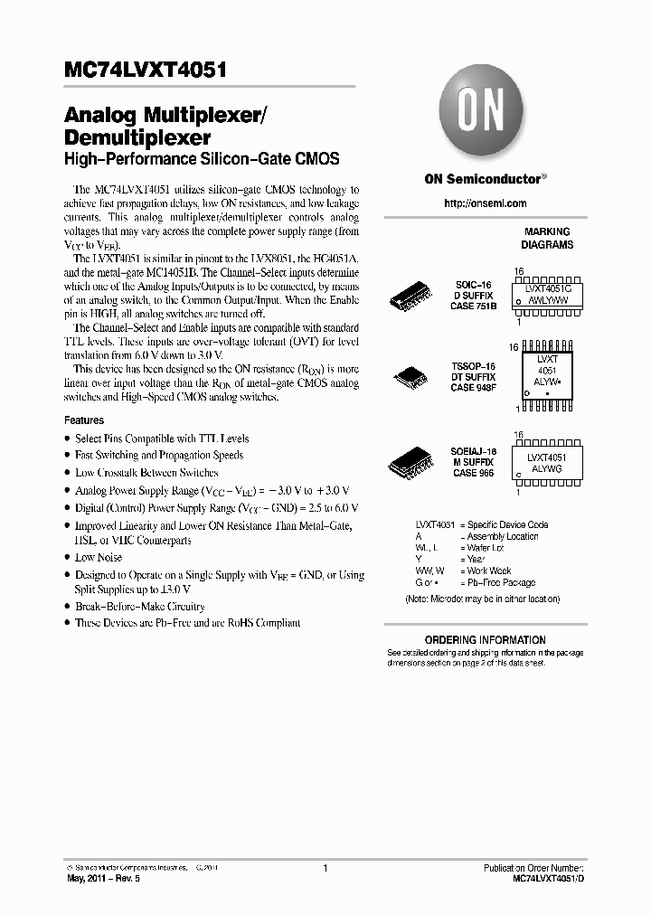 MC74LVXT4051DG_8966267.PDF Datasheet