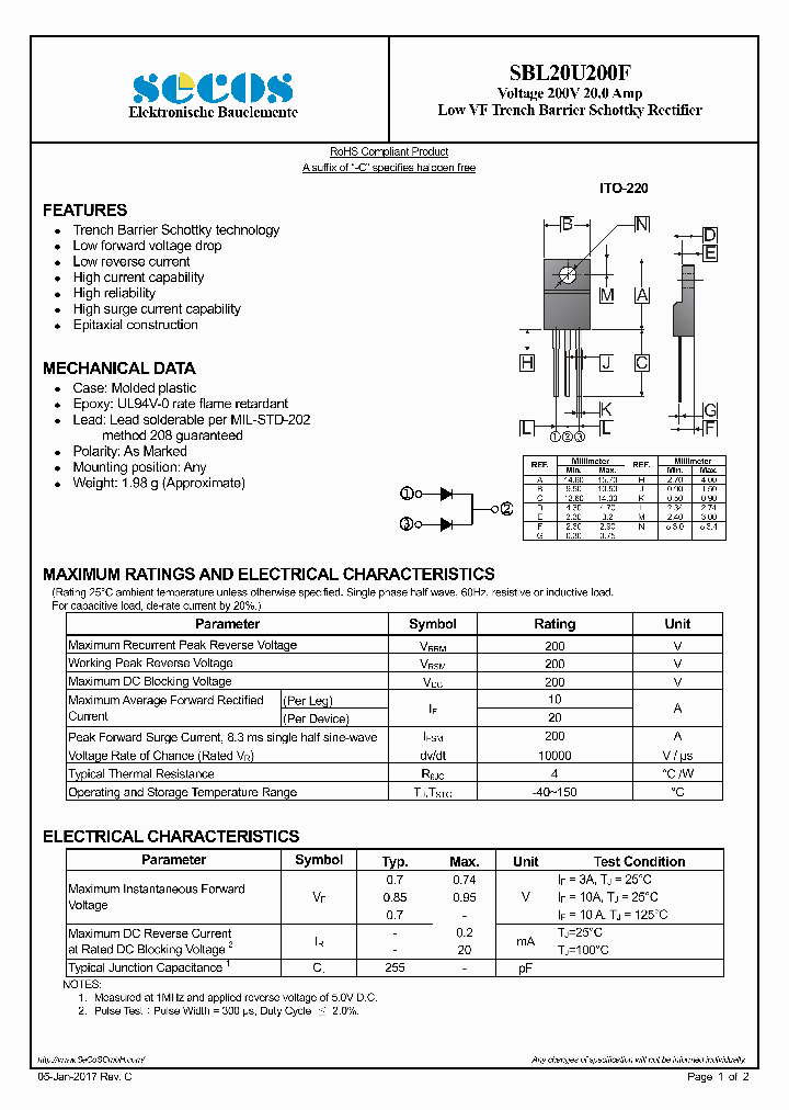 SBL20U200F_8966516.PDF Datasheet