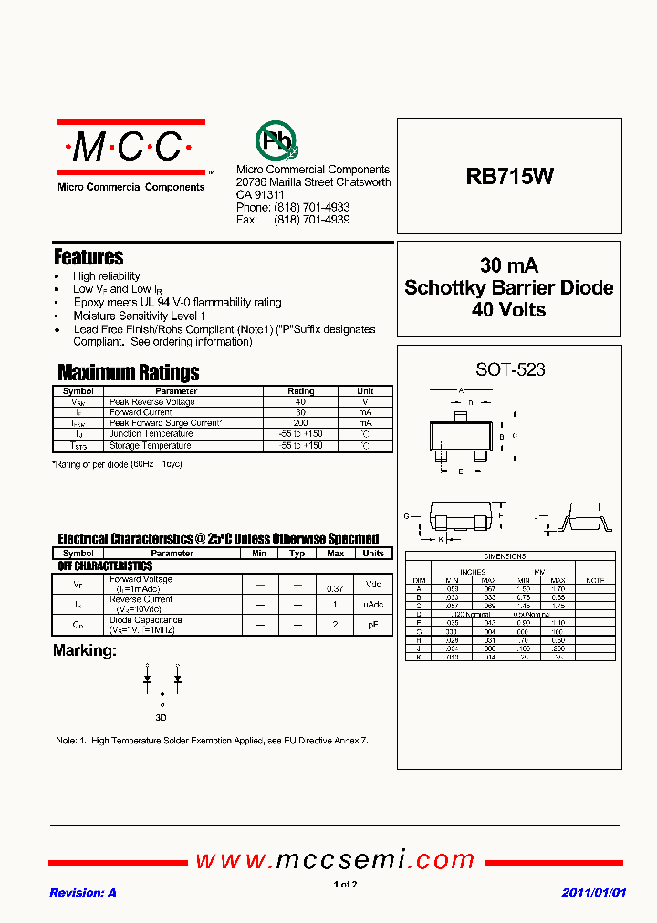 RB715W_8966788.PDF Datasheet