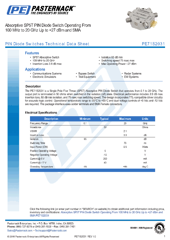 PE71S2031_8967193.PDF Datasheet