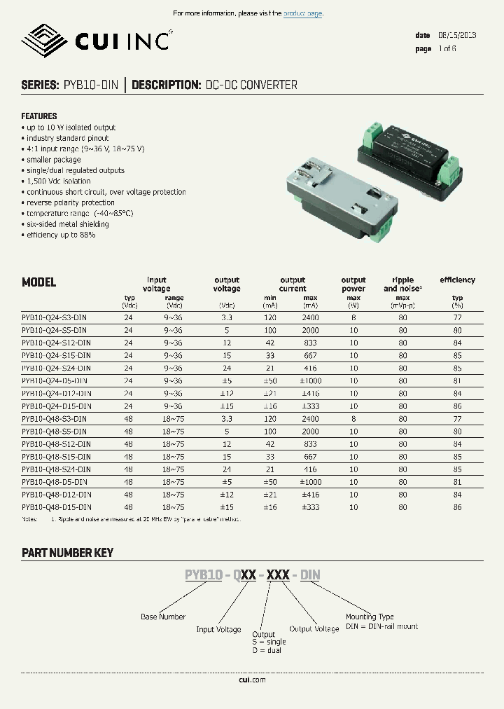 PYB10-DIN_8967564.PDF Datasheet