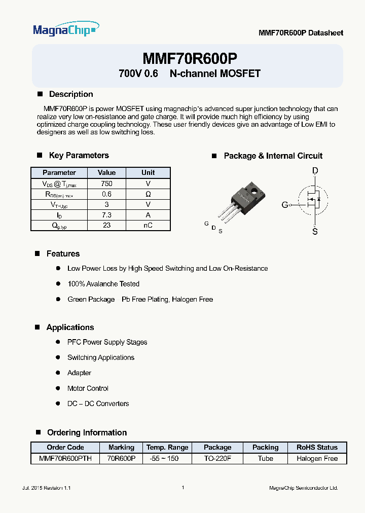 MMF70R600P_8967680.PDF Datasheet