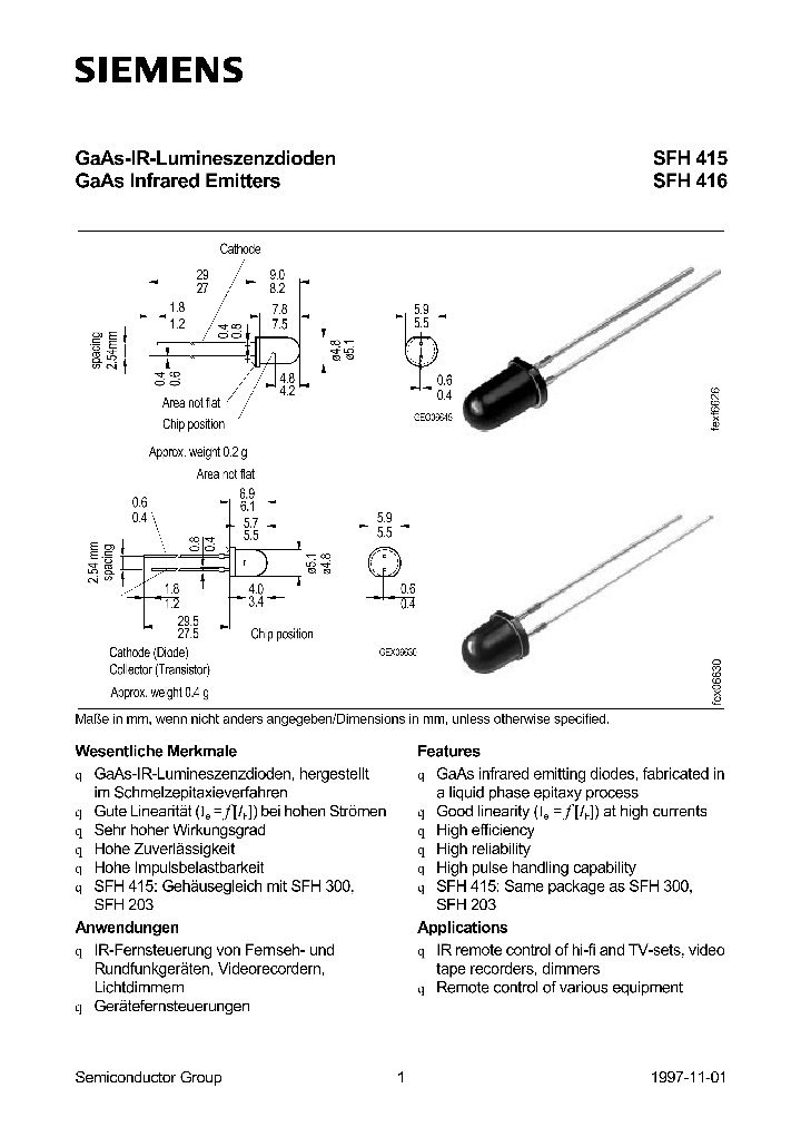 SFH415_8967822.PDF Datasheet