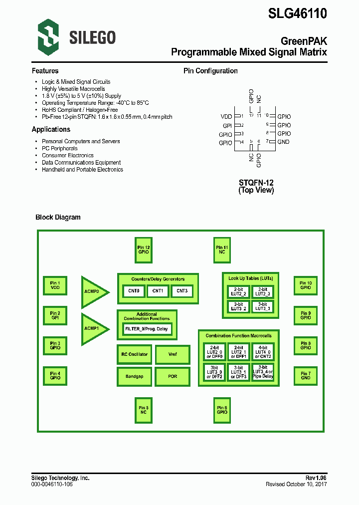 SLG46110V_8968095.PDF Datasheet