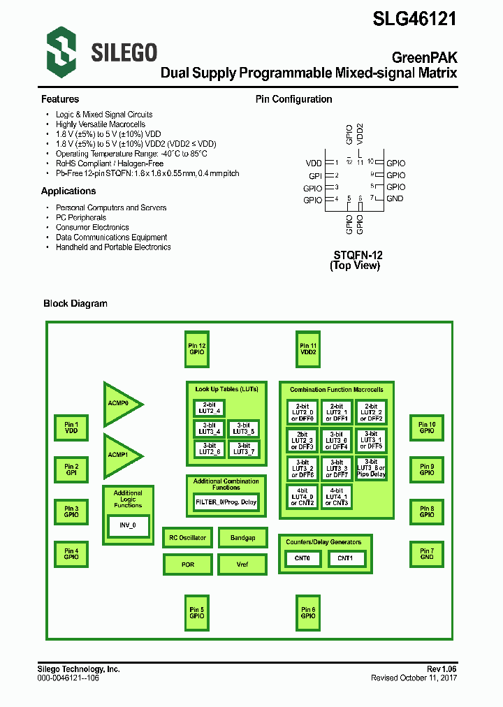 SLG46121_8968106.PDF Datasheet