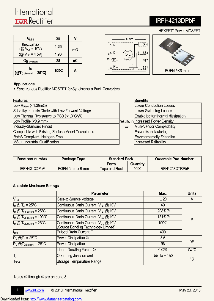 IRFH4213D_8968239.PDF Datasheet