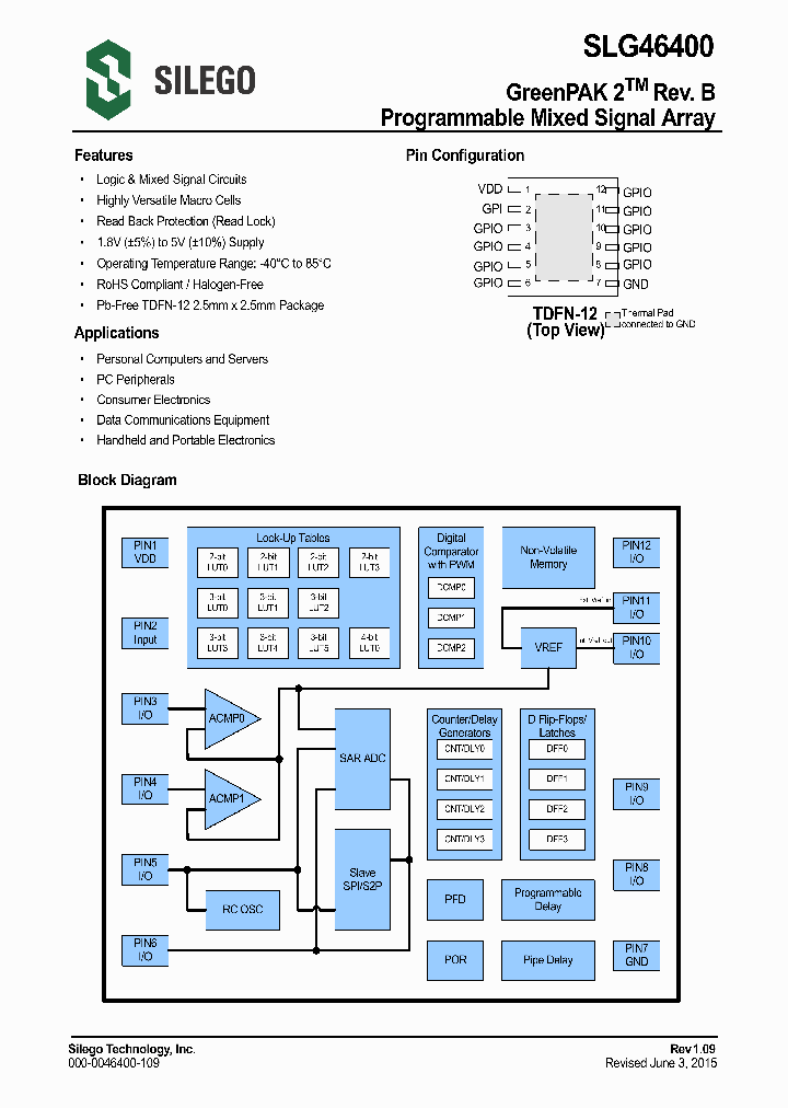 SLG46400_8968116.PDF Datasheet