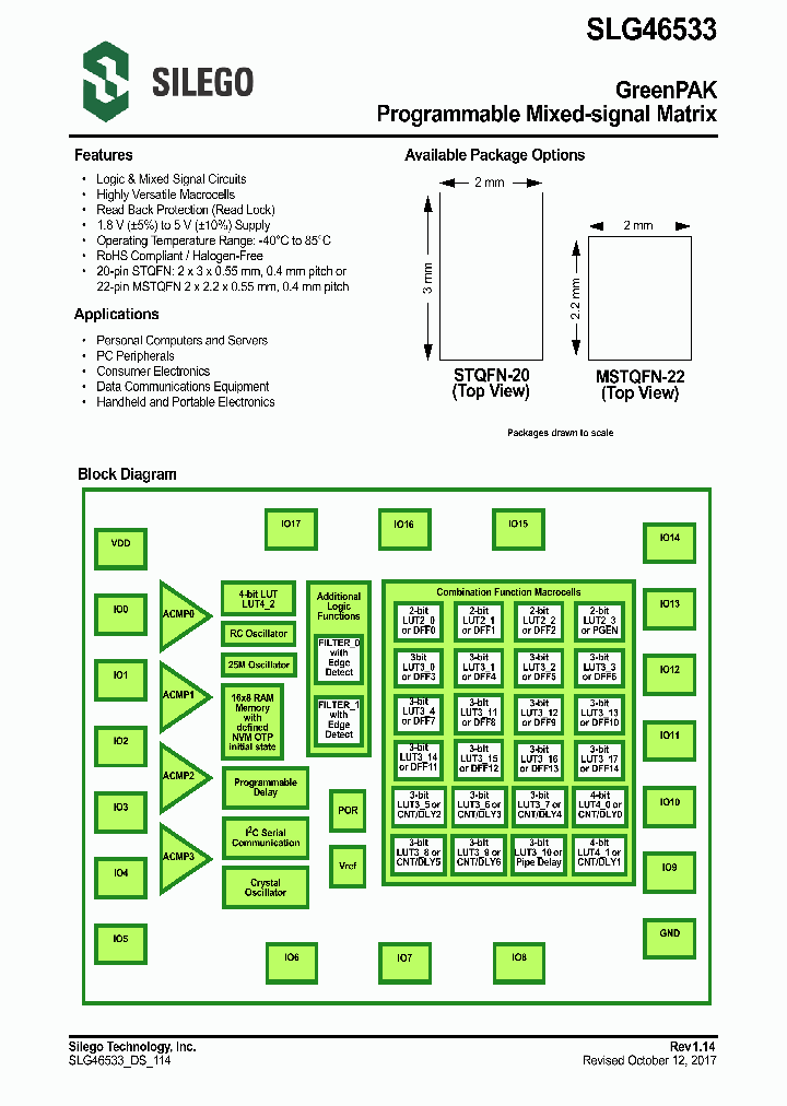 SLG46533_8968119.PDF Datasheet