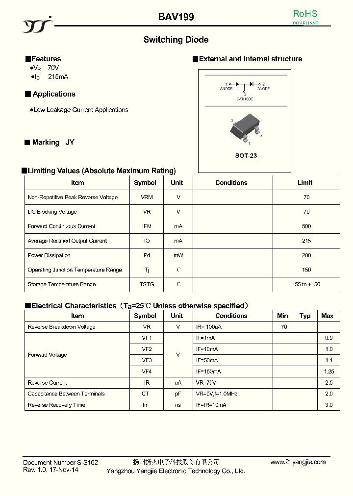 BAV199_8968289.PDF Datasheet