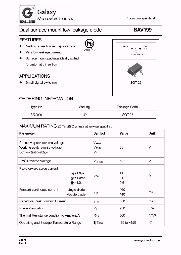 BAV199_8968288.PDF Datasheet